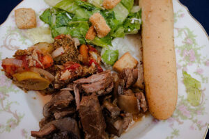 Plate of food